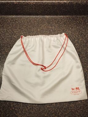COACH 16x13 Drawstring Dust Bag / Purse Cover